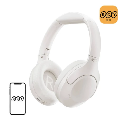 Wireless Headphones QCY H3 lite, ANC (white)