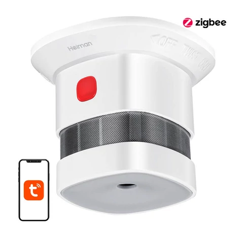 ZigBee Heiman HS1SA-E optical smoke detector Tuya