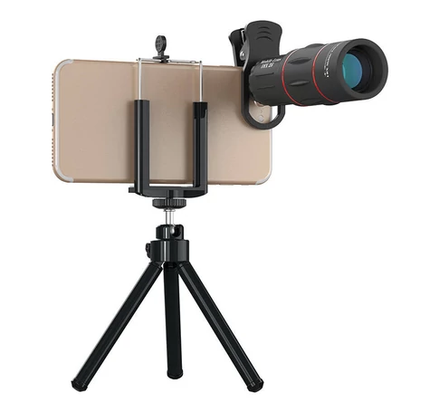 APEXEL APL-T18ZJ 18X camera lens with tripod (black)