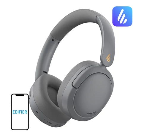 Edifier W800BT Pro vezeték nélküli fejhallgató, ANC (szürke)