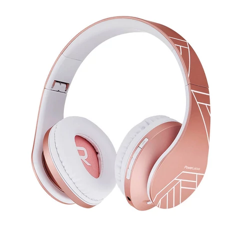 Wireless Headphones for kids PowerLocus P2 (rose gold)