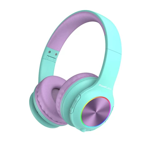 Wireless Headphones for kids PowerLocus PLED (blue&purple)