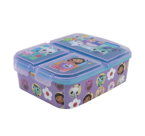 Lunch Box for Kids STOR 21220 3 Compartments Gabby's Dollhouse (purple)
