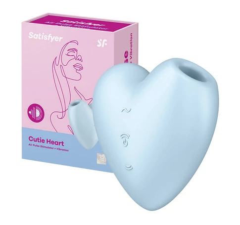 Clitoral massager Satisfyer Cutie Heart (blue)