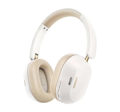 UGREEN HiTune Max 5C vezeték nélküli fejhallgató, Hybrid ANC, Bluetooth 5.4 (fehér)