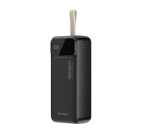 Choetech B730 powerbank, 30000mAh, 22.5W, PD (fekete)