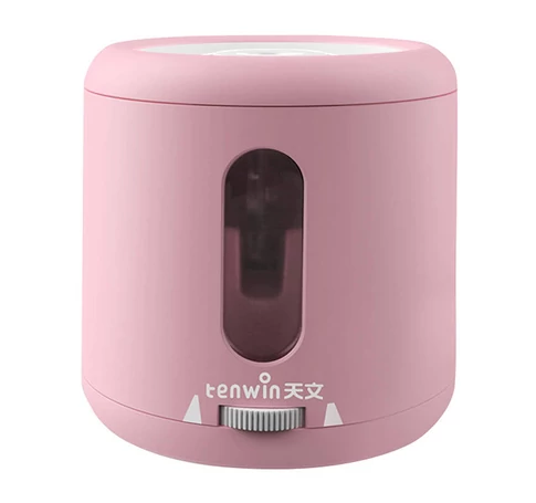 Tenwin 8035-4 battery/USB electric sharpener with container (pink)