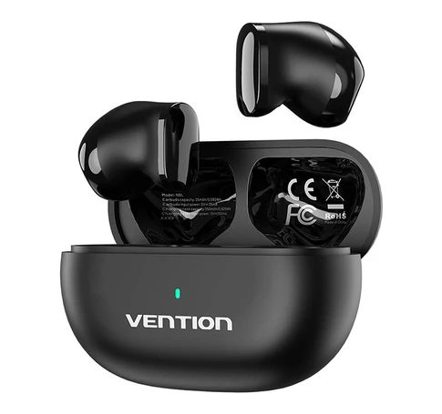TWS Vention NBLB0 Earbuds T12 Wireless Headphones (black)
