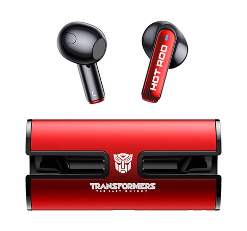 TWS Transformers TF-T02 headphones (red)