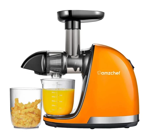 AMZCHEF 1501-OG-SM (narancssárga) lassú gyümölcscentrifuga.