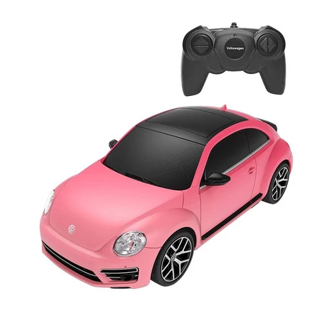 RASTAR R/C 1_24 Volkswagen Beetle távirányítós autó - színváltoztató (rózsaszín)