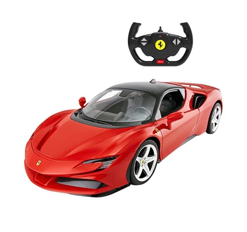 RASTAR R/C 1_14 Ferrari SF90 Stradale távirányítós autó (piros)
