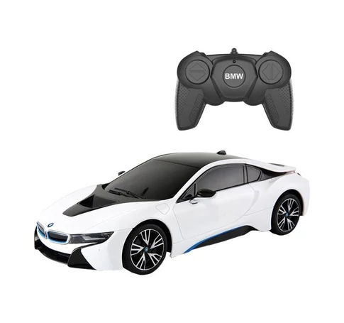 RASTAR R/C 1_18 BMW i8 távirányítós autó (fehér)