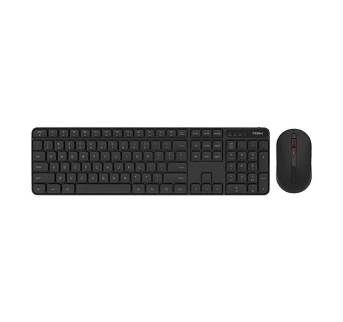 MIIIW Wireless Keyboard and Mouse Combo Set (Black)