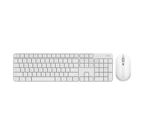 MIIIW Wireless Keyboard and Mouse Set (White)