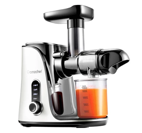 AMZCHEF GM3001-WT lassú sebességű gyümölcscentrifuga (fehér)