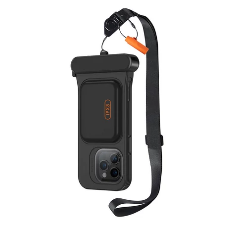 Waterproof iPhone 15 Pro/14 Pro/13 Pro Case (black)