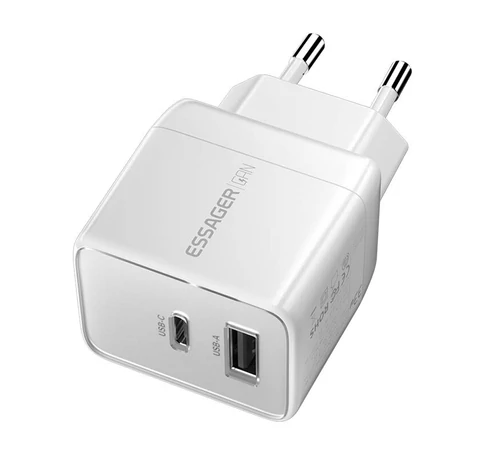 Essager ECT33W-LJB02-Z 33W C+A Charger (white)