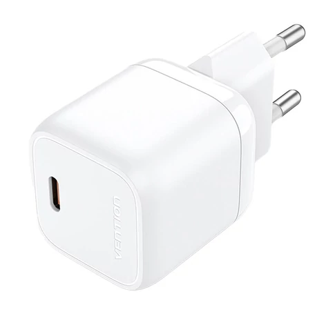 Vention FAKW0-EU USB-C GaN power charger (30W) (white)