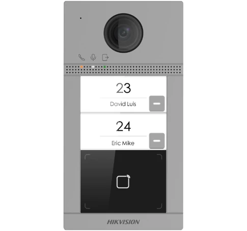 Hikvision DS-KV8213-WME1(C)/Flush 2 gombos fém villa ajtóállomás