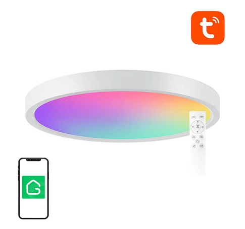 Gosund LB12 WiFi/Bluetooth intelligens mennyezeti lámpa, 1920lm, 30cm, 16M, Tuya + távirányító