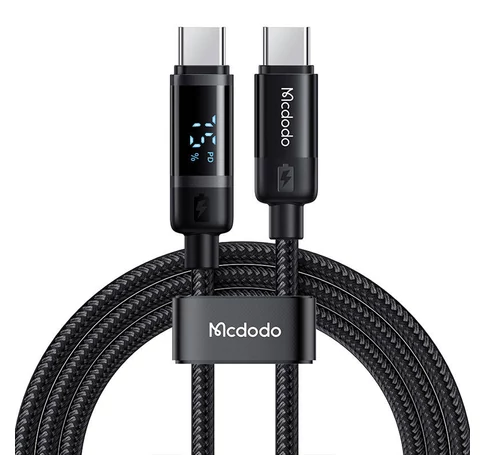Mcdodo CA-5780 USB-C to USB-C 60W data cable 1.2m (black)