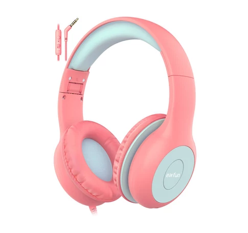 EarFun Kids K1 In-Ear Headphones (purple-pink)