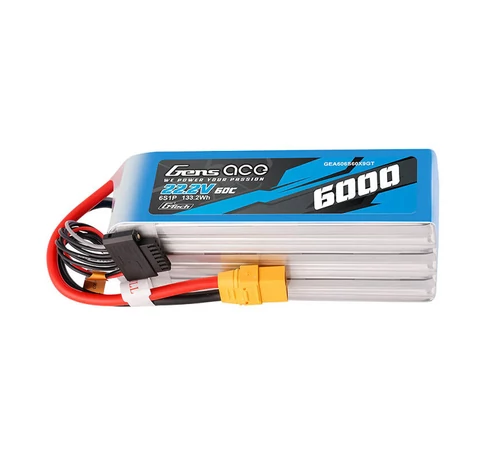 Accumulator Gens Ace G-Tech 6000mAh 22.2V 60C 6S1P XT90 Lipo