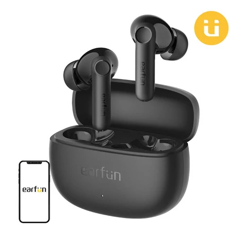 Wireless earphones TWS EarFun Air life (black)