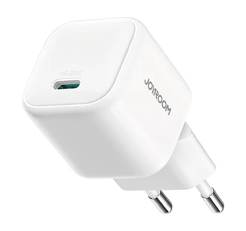 Joyroom JR-TCG08 GaN Mini 20W mains charger (white)