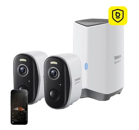Baseus N1 2K Outdoor Camera Set of 2 (White)