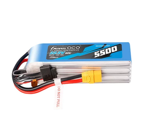 Battery Gens Ace G-Tech 5500mAh 22.2V 60C 6S1P LIPO with XT90 connector