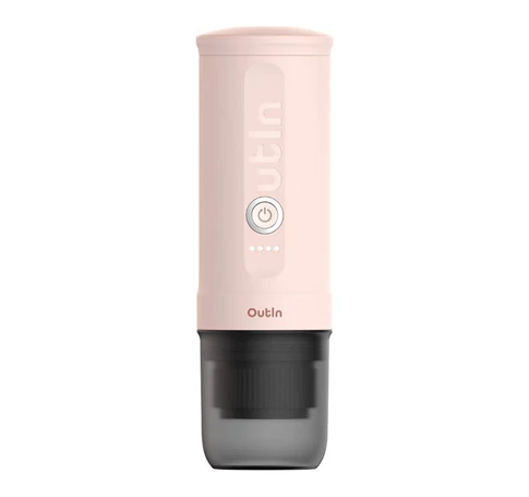 Portable coffee maker Outin Nano 7500mAh (pink) - BCRF Limited edition
