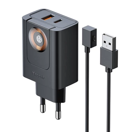 McDodo CH-3700 30W 2-in-1 USB-C+A Charger, black