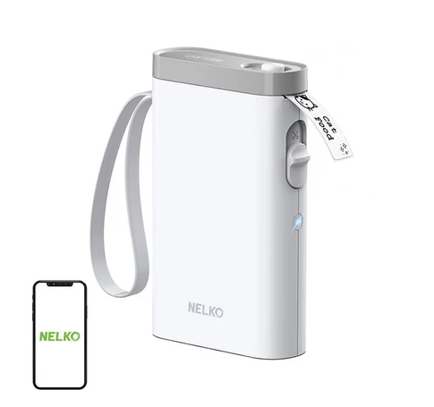 Nelko P21 thermal label printer (white)