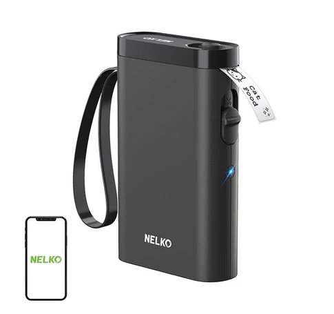 Nelko P21 thermal label printer (black)