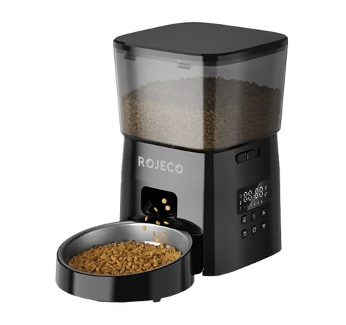 Rojeco 2L Automatic Pet Feeder Button Version