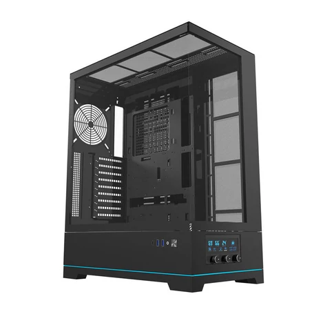Darkflash DY451 számítógépház ventilátorok nélkül (fekete)