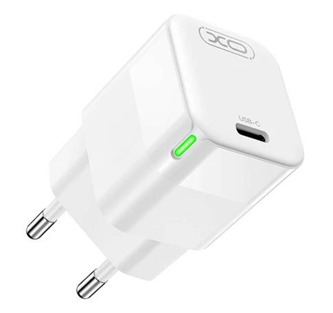 Fali töltő XO CE06, 30W, USB-C (fehér)