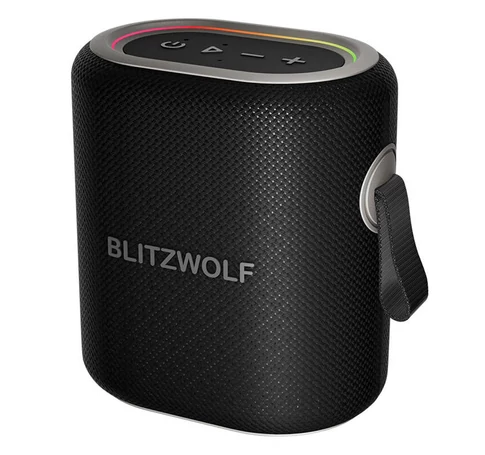 Blitzwolf BW-WA8 RGB Bluetooth vezeték nélküli hangszóró (fekete)