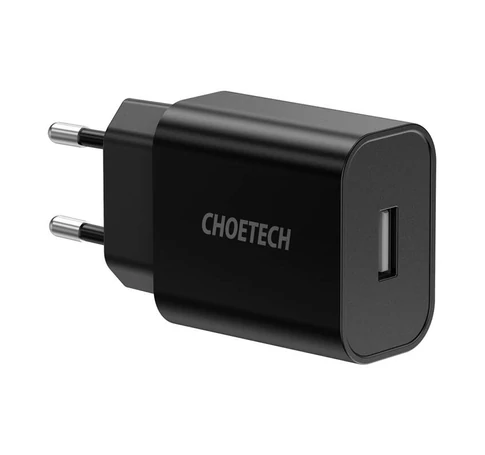 Choetech Q5002 12W USB-A hálózati töltő (fekete)