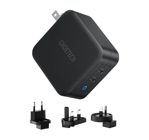 Choetech PD6008 2xUSB-C PD 100W-os GaN hálózati töltő