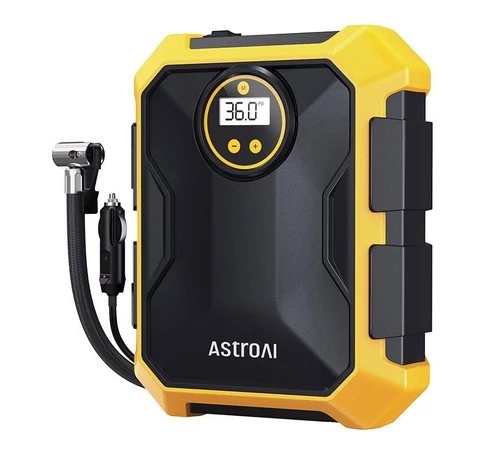 AstroAI CZK-3674 12V DC 100PSI légkompresszor (sárga)
