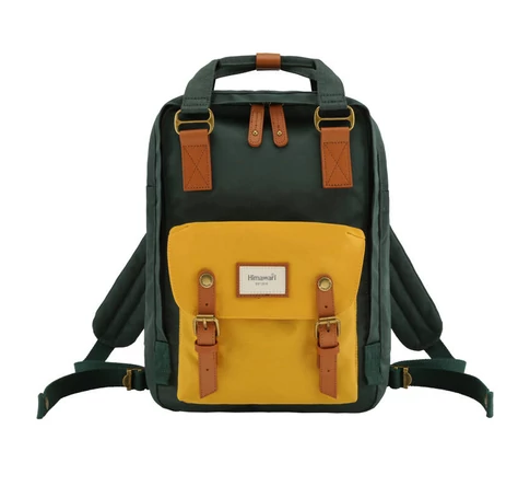 Himawari 188L 14'' laptop hátizsák (zöld-sárga)