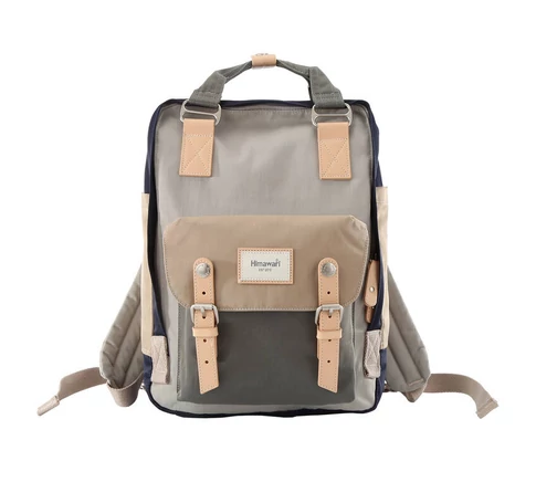 Himawari 188L 14'' laptop hátizsák (szürke-bézs)