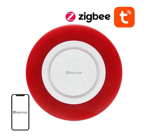 Zigbee Heiman HS2WD Tuya intelligens vezeték nélküli riasztó sziréna