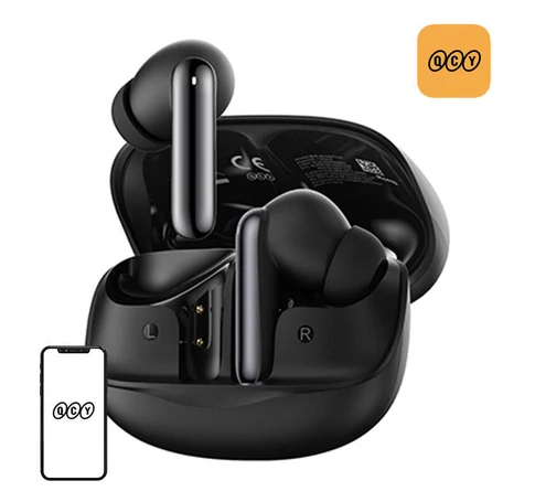 TWS QCY MeloBuds HT12 fejhallgató (fekete)