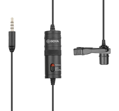 Mikrofon Krawatowy BOYA BY-M1 DSLR Lavalier mikrofon