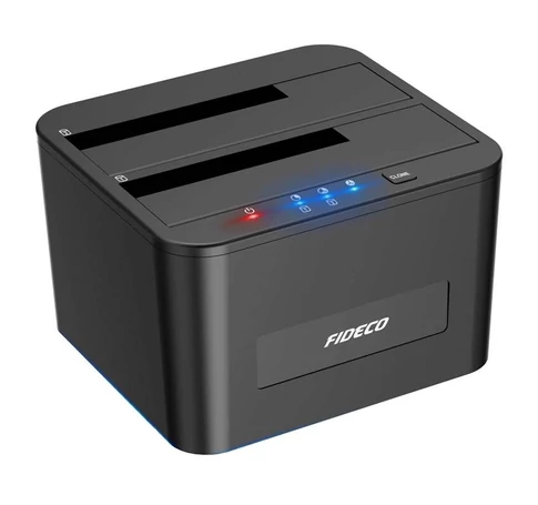 HDD/SSD Dokkoló/Klonáló Állomás FIDECO YPZ04S2 (USB 3.0, SATA)