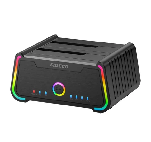 HDD/SSD Dokkoló/Klonáló Állomás FIDECO YPZ230R (SATA 2.5"/3.5", UASP)